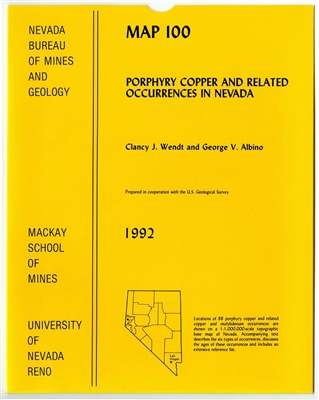 Porphyry copper and related occurrences in Nevada MAP AND TEXT