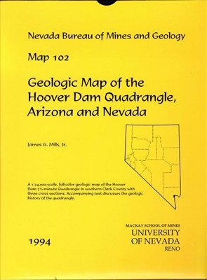 Geologic map of the Hoover Dam quadrangle, Arizona and Nevada MAP AND TEXT