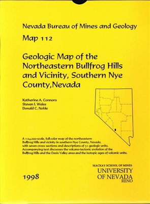 Geologic map of the northeastern Bullfrog Hills and vicinity, southern Nye County, Nevada MAP AND TEXT