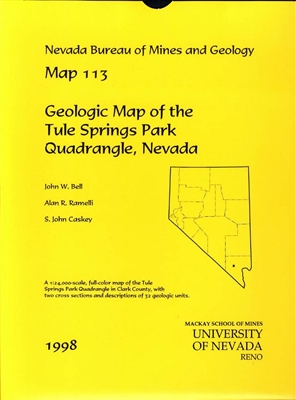 Geologic map of the Tule Springs Park quadrangle, Nevada