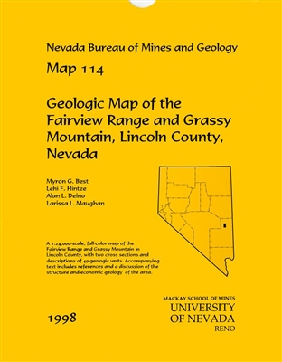 Geologic map of the Fairview Range and Grassy Mountain, Lincoln County, Nevada 2 PLATES AND TEXT