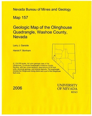 Geologic map of the Olinghouse quadrangle, Washoe County, Nevada