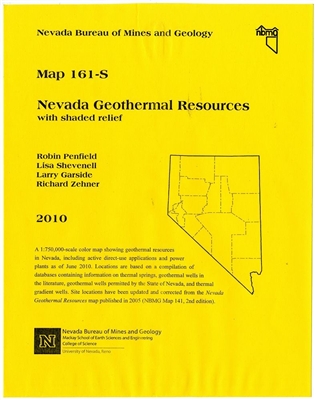 Nevada geothermal resources WITH SHADED RELIEF BASE, HALF SIZE
