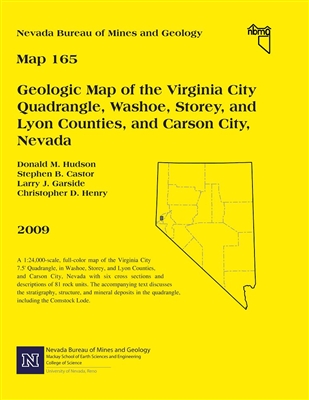 Geologic map of the Virginia City quadrangle, Washoe, Storey, and Lyon counties, and Carson City, Nevada 2 PLATES AND TEXT