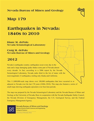 Earthquakes in Nevada: 1840s to 2010 SEE ALSO OPEN-FILE REPORT 13-7
