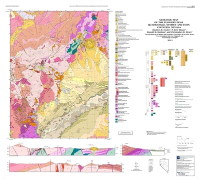 Geologic map of the Flowery Peak quadrangle, Storey and Lyon counties, Nevada MAP AND TEXT