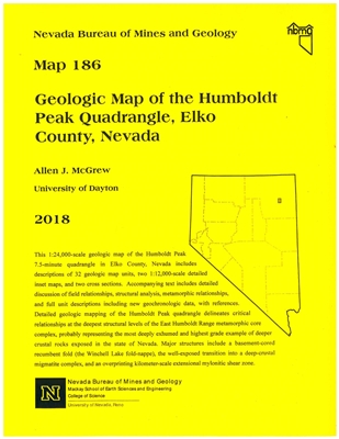 Geologic map of the Humboldt Peak quadrangle, Elko County, Nevada MAP AND TEXT