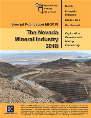 The Nevada Mineral Industry 2018 PLASTIC COMB-BOUND REPORT