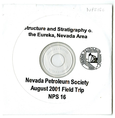 Structure & stratigraphy of the Eureka, Nevada area CD-ROM ONLY