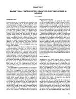 Magnetically interpreted, granitoid plutonic bodies in Nevada (Chapter 7 from Open-File Report 96-2: An analysis of Nevada's metal-bearing mineral resources) TEXT AND 1 PLATE