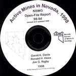 Active mines in Nevada, 1998 CD-ROM, SUPERSEDED BY OPEN-FILE REPORT 99-16