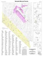 Nevada mineral trends MAP