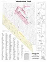 Nevada mineral trends POSTER-SIZE MAP