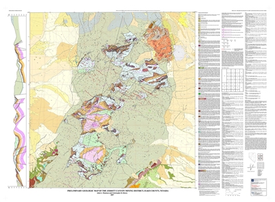 Preliminary geologic map of the Jerritt Canyon mining district, Elko County, Nevada