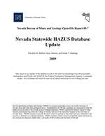 Nevada statewide HAZUS database update WEB ONLY