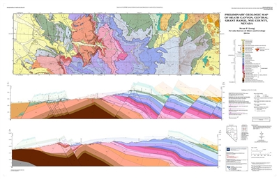 Preliminary geologic map of Heath Canyon, central Grant Range, Nye County, Nevada MAP AND TEXT