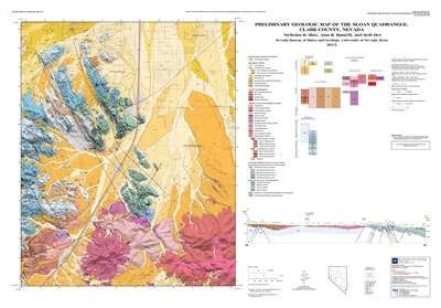 Preliminary geologic map of the Sloan quadrangle, Clark County, Nevada MAP AND TEXT