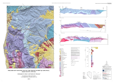 Preliminary geologic map of the Pequop Summit quadrangle, Elko County, Nevada MAP AND TEXT