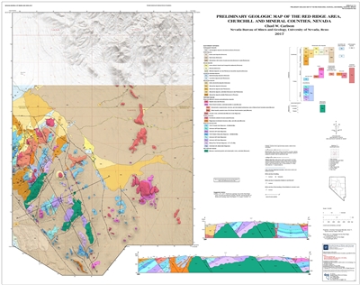 Preliminary geologic map of the Red Ridge area, Churchill and Mineral counties, Nevada MAP AND TEXT