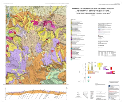 Preliminary geologic map of the Mount Rose NW quadrangle, Washoe County, Nevada MAP AND TEXT