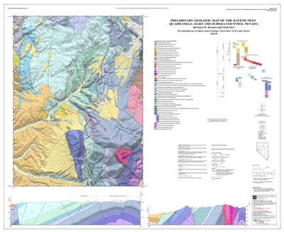 Preliminary geologic map of the Ravens Nest quadrangle, Elko and Eureka counties, Nevada MAP AND TEXT
