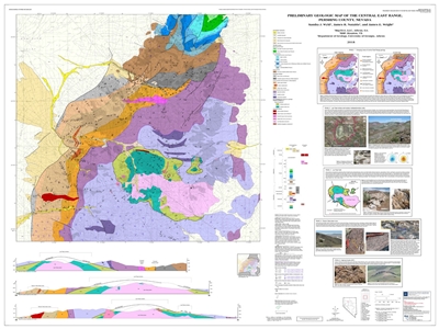 Preliminary geologic map of the central East Range, Pershing County, Nevada MAP AND TEXT