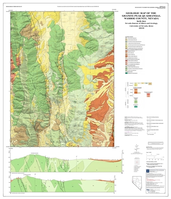 Geologic map of the Granite Peak quadrangle, Washoe County, Nevada  MAP AND TEXT