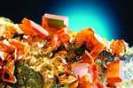 Wulfenite from Nevada POSTCARD