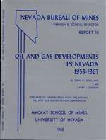 Oil and gas developments in Nevada, 1953-1967 OUT OF PRINT