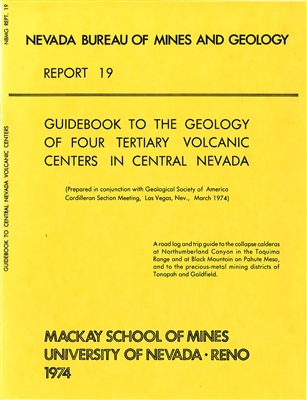 Guidebook to the geology of four Tertiary volcanic centers in central Nevada, 1974. Road log to Austin-Northumberland caldera-Carver Station