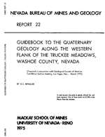 Guidebook to the Quaternary geology along the western flank of the Truckee Meadows, Washoe County, Nevada