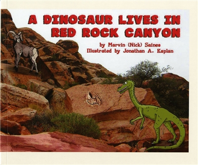 A dinosaur lives in Red Rock Canyon