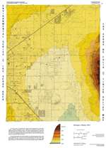 Las Vegas NE folio: Tinted relief map