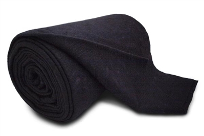 Black Cotton/Poly - 10 yard cut 96"X10 yds