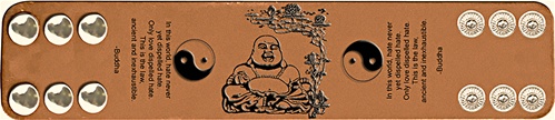 Genuine Soft Leather Bracelet (Buddha)