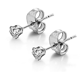 Stainless Steel Stud Earrings - 3mm