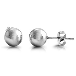 Stainless Steel Ball Earrings