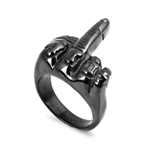 Stainless Steel Casting Biker Ring - FTW