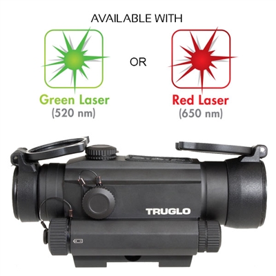 TRUGLO TRU-TEC TG8130GN 30MM RED-DOT SIGHT W GREEN LASER