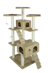 Large base stable cat tree.  The largest cat tree furniture available