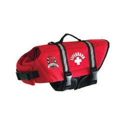 Red Paws Aboard Neoprene Life Jacket Small
