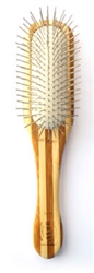 Bass Oblong Pin Brush in Bamboo