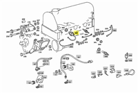 Mercedes Glow Plug Temperature Sensor OM615 OM616 OM617.910 NA Diesel W115 W123 W460 G-Wagen T1/TN Sprinter