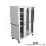 Two-Column Medical Supply Cart