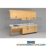 Pre-built Exam Room Millwork Cabinet Kits