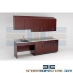 Pre-built Upper & Base Cabinets for Exam Rooms