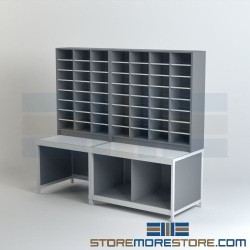 Modular Mail Sorting Casegoods Mailroom Furniture Sorter Cubbies