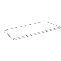 [Discontinued] Full base shelf 48"wx23"D, #SMS-31-721