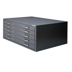 [Discontinued] Museum Files with Five 2" High Drawers holds sheets up to 43" x 32-3/4", #SMS-31-7668
