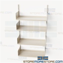 Wall Hung Metal Shelves Bookshelves Tracks Brackets Metal Shelving Racks